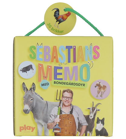 Forlaget Carlsen Memory Game - Sebastian's Memo With Farm Animal Forlaget Carlsen Memory Game - Sebastian's Memo With Farm Animal