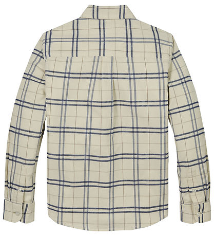 Tommy Hilfiger Shirt - Corduroy - Classic+ Beige/Navy Check
