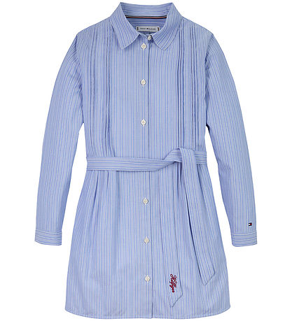 Robe Tommy Hilfiger - Bleu Clair/Blanc à Rayures