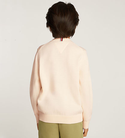 Tommy Hilfiger Blouse - Knitted - Ivory Petal w. Flag