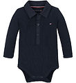 Tommy Hilfiger Polo body L/æ - Joustinneule - Dark Yö Laivastons