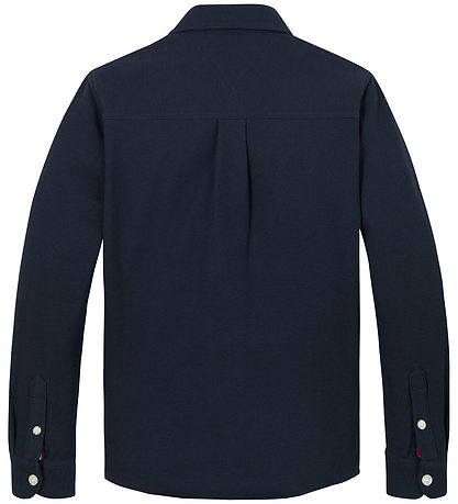 Tommy Hilfiger Shirt - Micro Waffle - Dark Night Navy