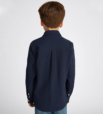Tommy Hilfiger Shirt - Micro Waffle - Dark Night Navy