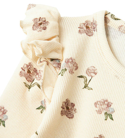 Lil' Atelier Blússa - NmfGavo Eko - Rib - Turtildúfa/Peony