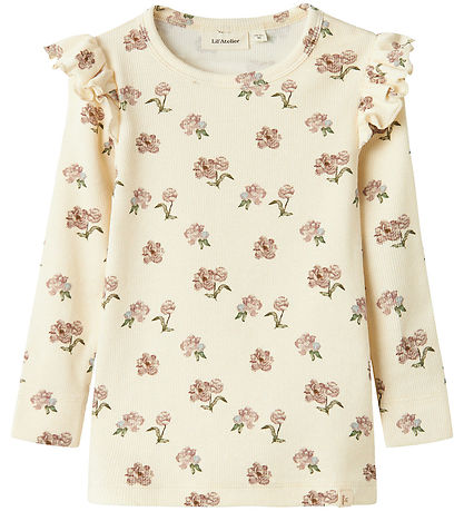 Lil' Atelier Blouse - NmfGavo Eko - Rib - Turtledove/Peony Lil' Atelier Blouse - NmfGavo Eko - Rib - Turtledove/Peony