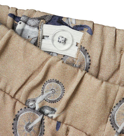 Name It Sweatpants - NmmTrille - Pure Cashmere w. Motorcycle Name It Sweatpants - NmmTrille - Pure Cashmere w. Motorcycle