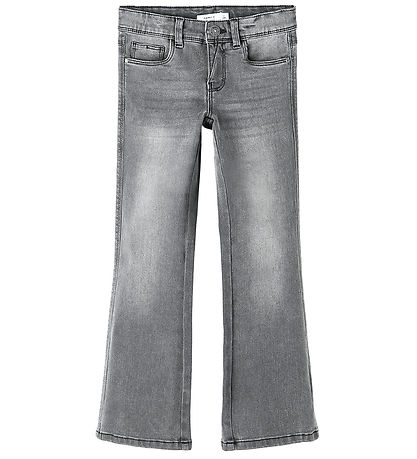 Name It Jeans - Noos - NkfPolly - Skinny Boot - Light Grey Name It Jeans - Noos - NkfPolly - Skinny Boot - Light Grey