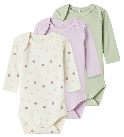 Name It Bodysuit L/æ - Noos - 3-Pack - Jet Stream Name It Bodysuit L/æ - Noos - 3-Pack - Jet Stream
