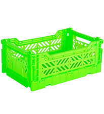 Aykasa Förvaringslåda - 27x17x11 cm - Mini - Neon Green Aykasa Förvaringslåda - 27x17x11 cm - Mini - Neon Green