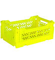 Aykasa Förvaringslåda - 27x17x11 cm - Mini - Neon Yellow Aykasa Förvaringslåda - 27x17x11 cm - Mini - Neon Yellow
