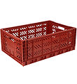 Aykasa Sammenleggbar boks - 60x40x22 cm - Maxi - Flis Rød