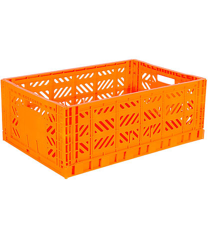 Aykasa 폴딩박스 - 60×40×22cm - 맥시 - 네온 오렌지 Aykasa 폴딩박스 - 60×40×22cm - 맥시 - 네온 오렌지