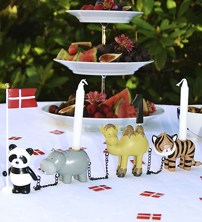 Kids by Friis Birthday Train - Zoo animals w. 11 Numbers