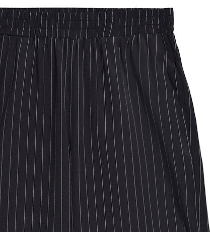 Hound Trousers - Wide - Black/White w. Stripes