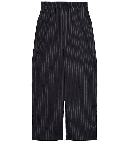 Hound Trousers - Wide - Black/White w. Stripes
