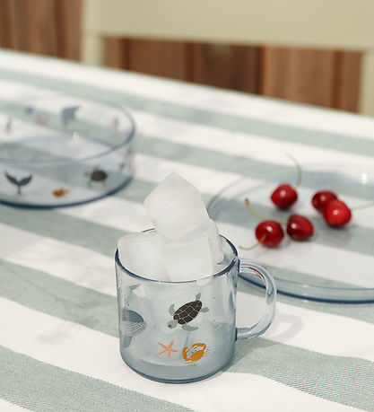 Liewood Dinner Set - 3 Parts - Siva - Sea Creature/Sandy Liewood Dinner Set - 3 Parts - Siva - Sea Creature/Sandy