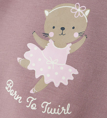 Mame It Sweat-shirt - NbfVrillie - Elderberry/CAT Ballerine Mame It Sweat-shirt - NbfVrillie - Elderberry/CAT Ballerine