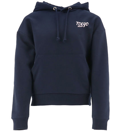 Hound Hoodie - Oversized - Navy w. Print