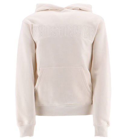 Hound - Hoodie - Off White w. Text Hound - Hoodie - Off White w. Text