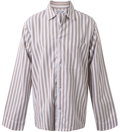 Hound Nightshirt - Grey/White Striped Hound Nightshirt - Grey/White Striped