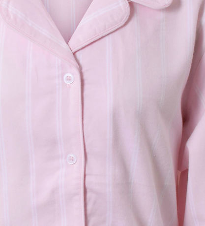 Hound Nattskjorta - Rosa/Vitrandig Hound Nattskjorta - Rosa/Vitrandig