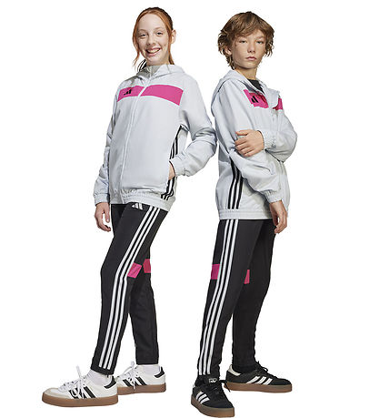 adidas Performance Träningsbyxor - Tiro ES - Black/Grey/Reamag