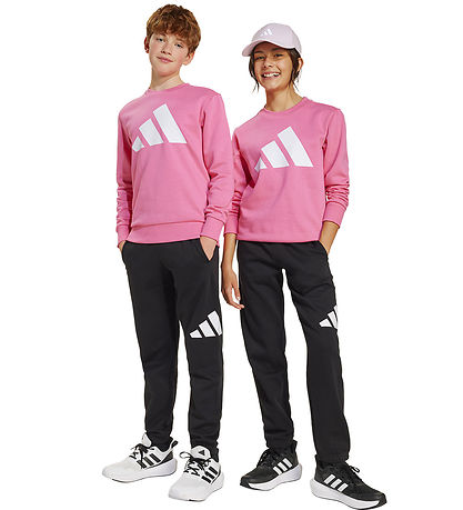 adidas Performance Sweat Set - J BL FL Jog - Pnkfus/White