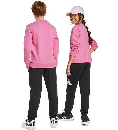 adidas Performance Sweat Set - J BL FL Jog - Pnkfus/White