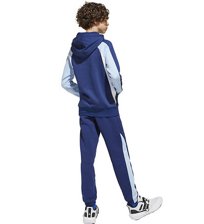 adidas Performance Sweatpants - J CB FL PT - Dkblue/Globlu/White