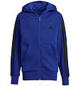 Gilet adidas Performance - J 3S FL FZ HD - Bleu roi/Black
