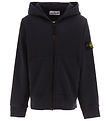 Stone Island Cardigan - Dökkblátt Blue M. Lógó