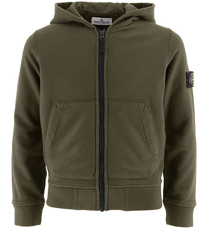 Gilet Stone Island - Militaire Green av. Logo Gilet Stone Island - Militaire Green av. Logo