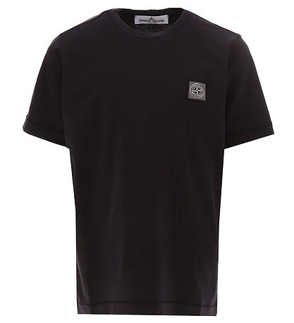 Stone Island T-shirt - Black w. Logo Stone Island T-shirt - Black w. Logo