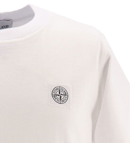 Stone Island T-shirt - White w. Logo