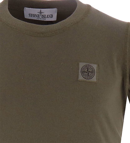 Stone Island 티셔츠 - 밀리터리 그린 포함 로고