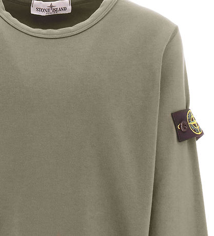 Stone Island Sweatshirt - Mud w. Logo