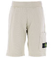 Stone Island Sweat Shorts - Sand w. Logo