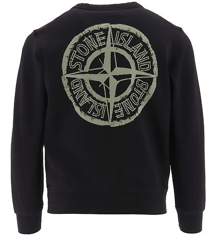 Stone Island Sweatshirt - Black w. Logo