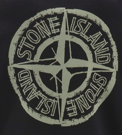 Stone Island Sweatshirt - Black w. Logo