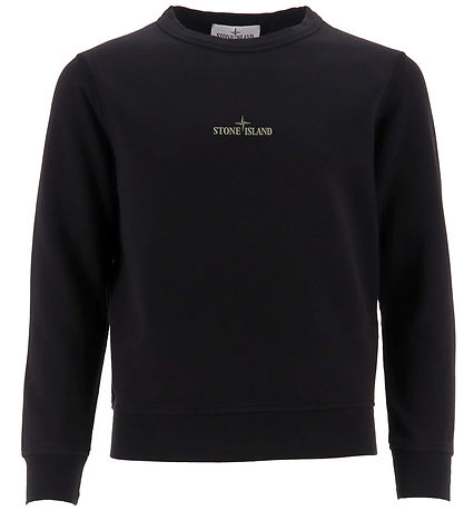 Stone Island Sweatshirt - Black w. Logo
