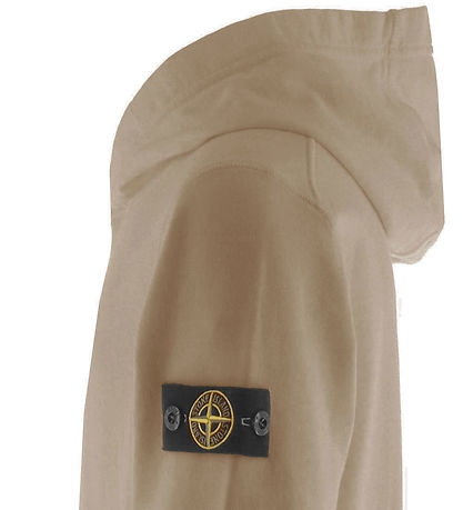 Stone Island Hoodie - Desert w. Logo