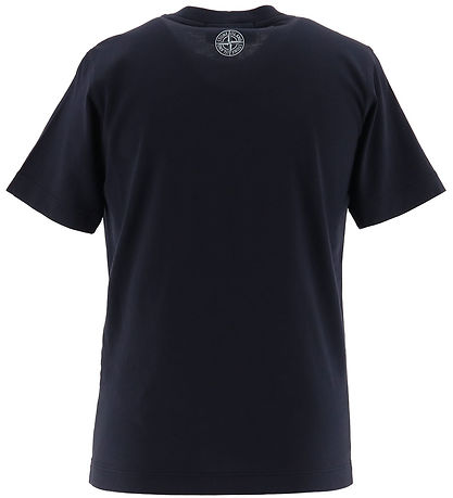 Stone Island T-skjorte - Navy Blue m. Trykk Stone Island T-skjorte - Navy Blue m. Trykk