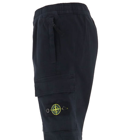 Stone Island Hosen - Navy Blue m. Logo