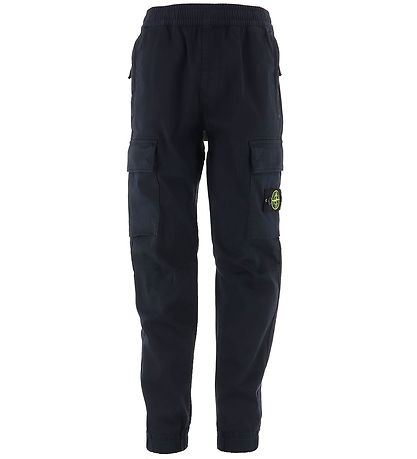Stone Island Hosen - Navy Blue m. Logo
