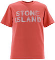 Stone Island T-shirt - Geranium w. Print Stone Island T-shirt - Geranium w. Print