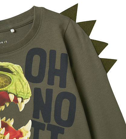 Blouse Name It - NmmDovid Giganto - Dusty Olive av. Imprimé Blouse Name It - NmmDovid Giganto - Dusty Olive av. Imprimé