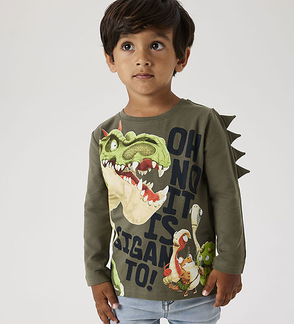 Blouse Name It - NmmDovid Giganto - Dusty Olive av. Imprimé Blouse Name It - NmmDovid Giganto - Dusty Olive av. Imprimé