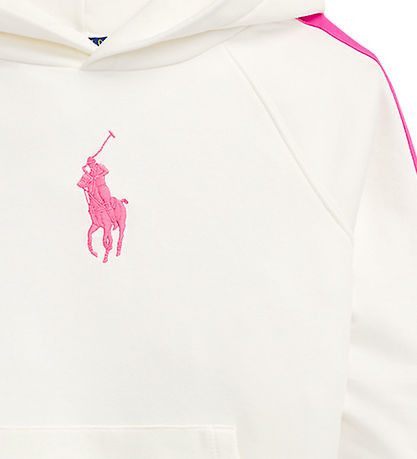 Polo Ralph Lauren Kapuzenpullover - Weiß/Pink Polo Ralph Lauren Kapuzenpullover - Weiß/Pink