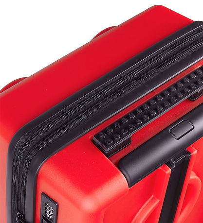 LEGO® Resväska - Kloss 2x3 - Expanderbar PP - 31 L - Klarröd
