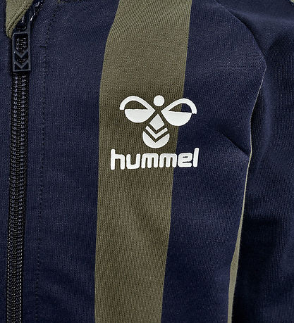 Hummel Cardigan - hmlErhan Zip - Black Iris